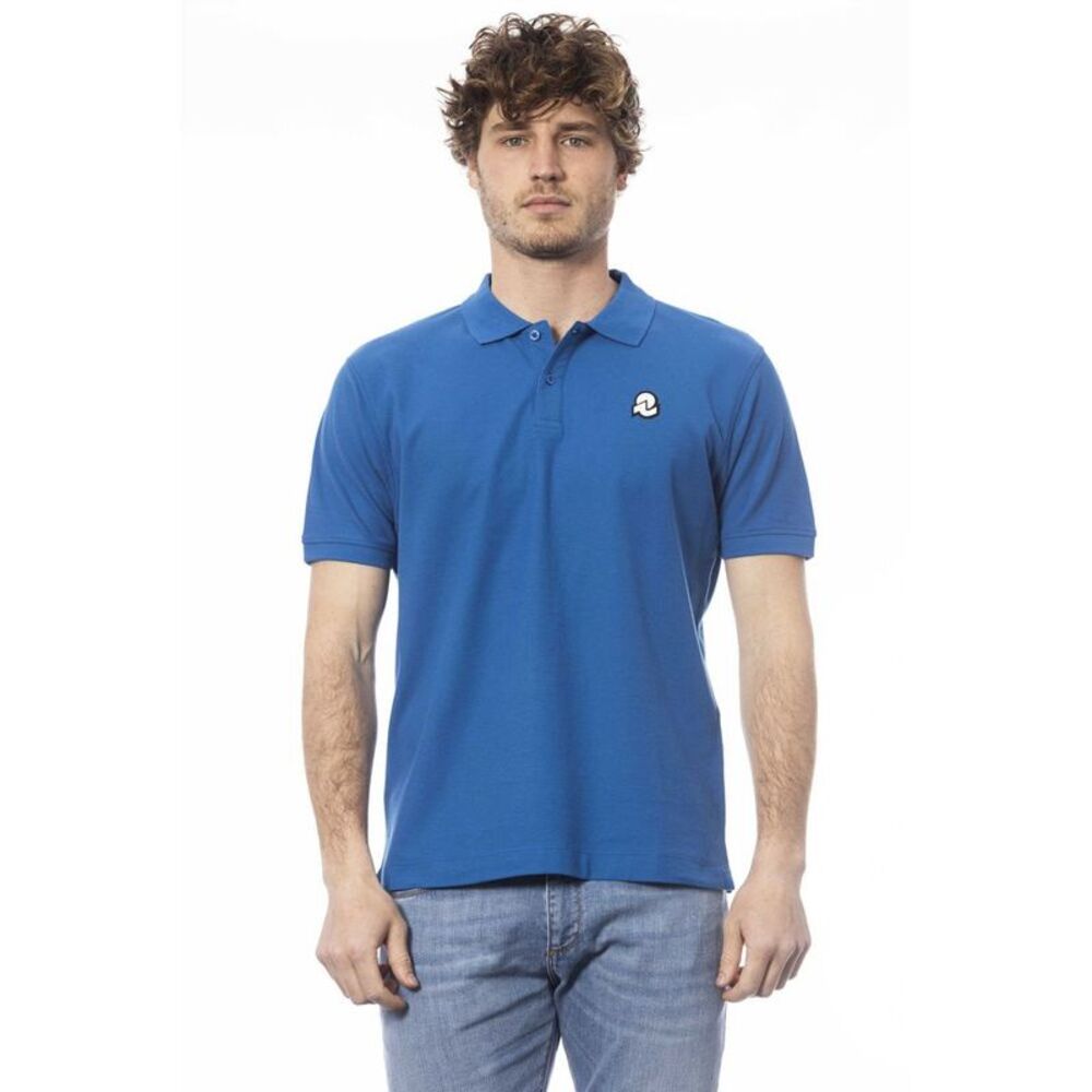 Invicta Blue Cotton Men Polo Men's Shirt